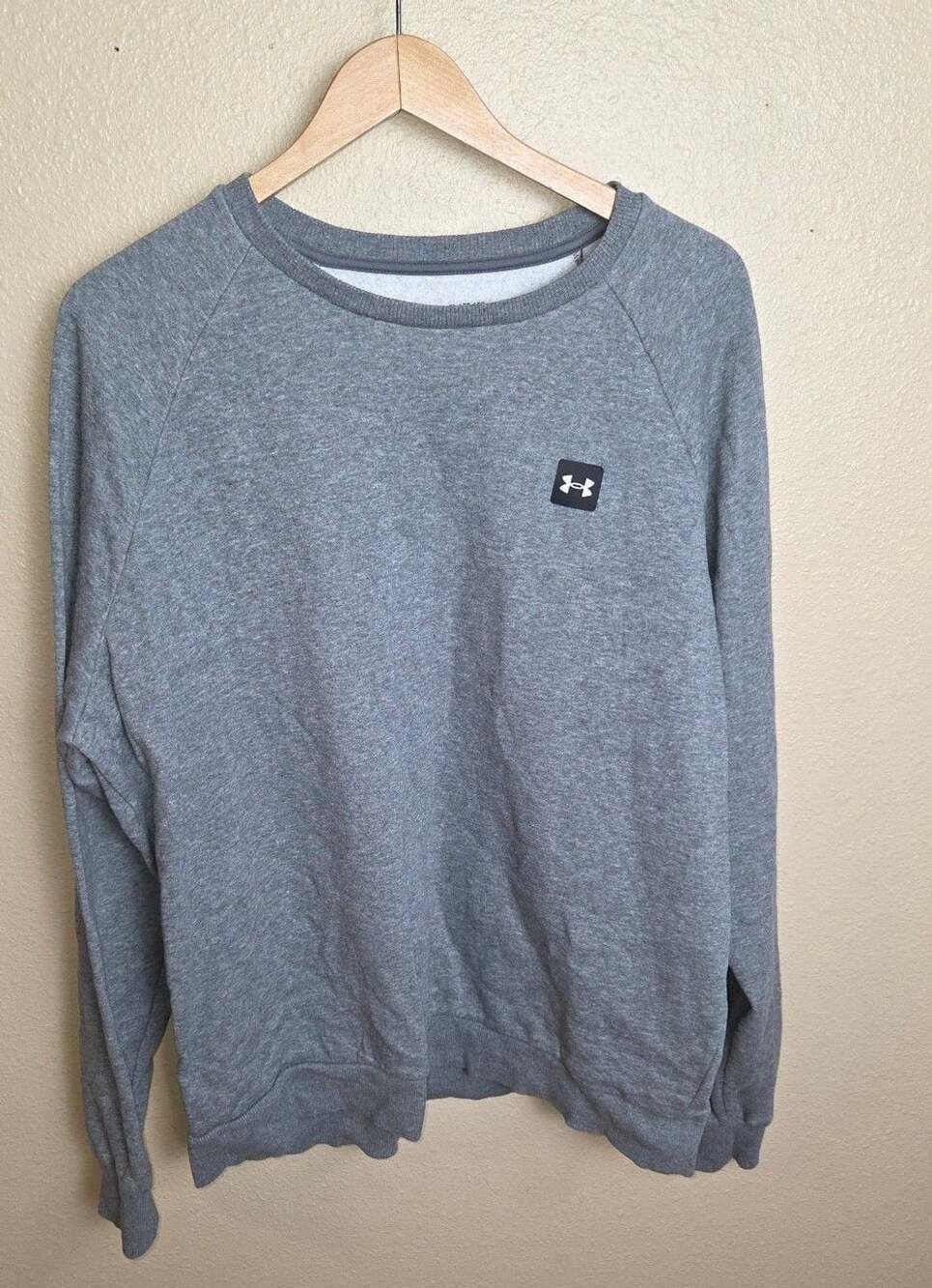 Under Armour ColdGear Loose Sweatshirt Size XL Gray Crewneck